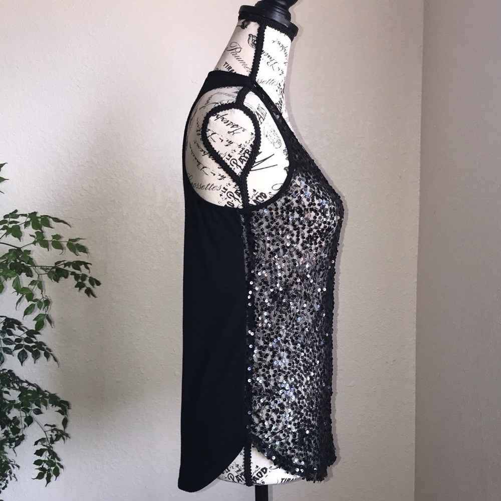 Forever 21 Women's glitter tank top - Picture 6 of 7